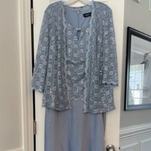 R&M Richards Women's Plus Formal Gown 18W